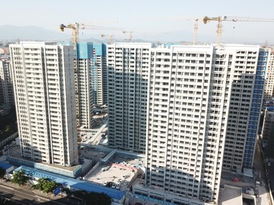 中国女排娘家基地片区安置保障房珑璟新苑项目全面封顶